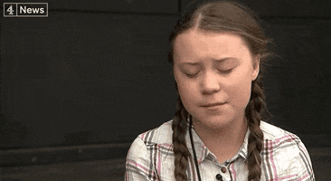 climate change greta greta thunberg many people think that climate change is an opinion GIF