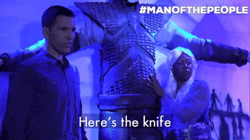 ManOfThePeople got knife thrones gameofthrones GIF