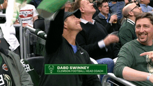 Excited College Football GIF by NBA
