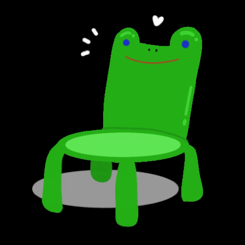 alt0169blanche chair animal crossing acnh froggy GIF