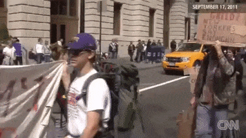 protest tbt occupy wall street GIF