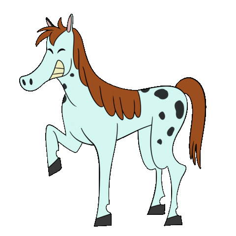 Horse Sticker by Alex Phillip