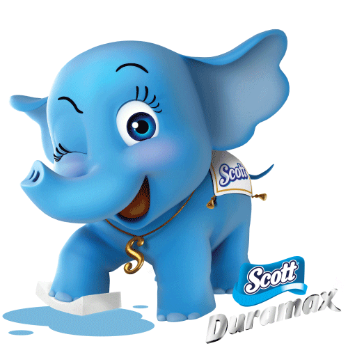 Kimberly Clark Wink Sticker by ScottLAO