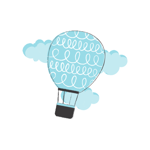 Hot Air Balloon Sticker by NY Kids Club
