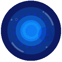 Collectif-Cosme space planet freelance planete Sticker