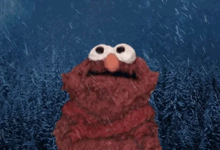 Freezing Sesame Street GIF by Willem Dafriend