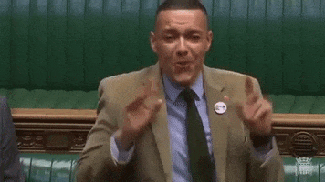 Clive Lewis Ew GIF by GIPHY News