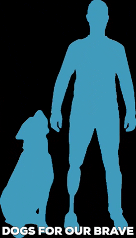 Dogs for our Brave GIF