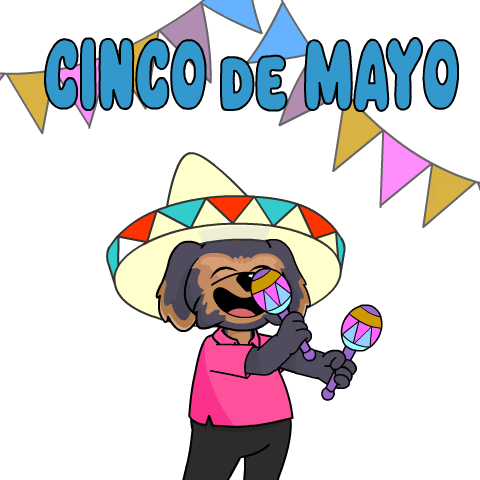 Happy Cinco Spanish Sticker by BoDoggos