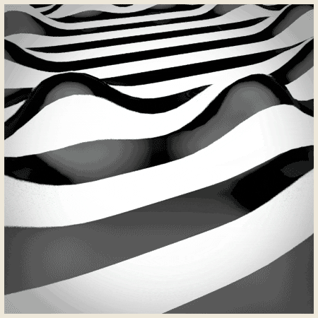 black and white 3d GIF by Angular Geometry