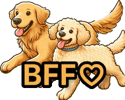 Best Friend Dog Sticker