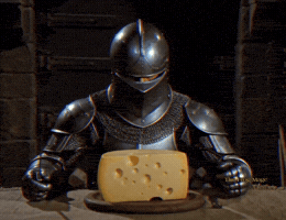 Hungry Cheese Head GIF