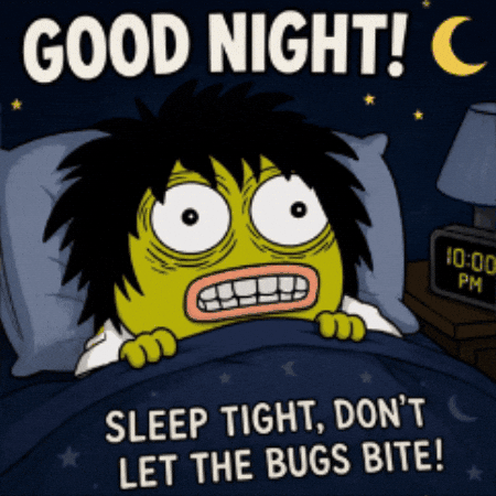 Good Night GIF by CROAKWORKS