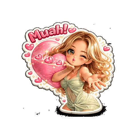 Kiss Sticker