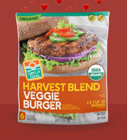 veggieburger #burger #veggies #donleefarms #costco #plantbased #veggieburgers GIF by Don Lee Farms