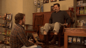 Parks And Recreation Shoeshine GIF by PeacockTV