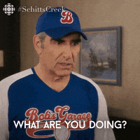 What Is Going On Schitts Creek GIF by CBC