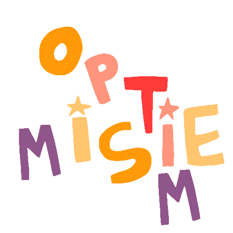 Happy Optimism Sticker by Elise Chalmin