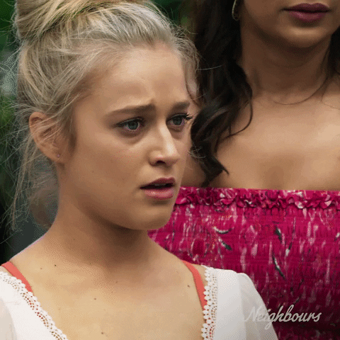 Sad Neighbours Tv GIF by Neighbours (Official TV Show account)