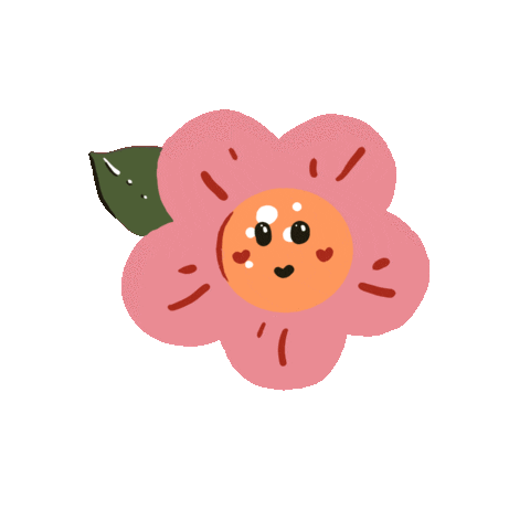 Pink Flowers Sticker