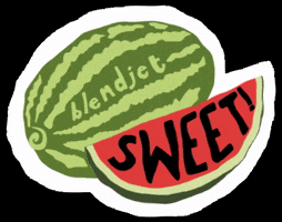 BlendJet sweet fruit watermelon smoothie GIF