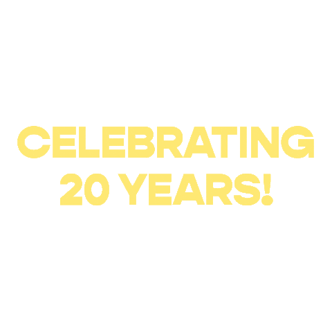 20Th Celebrating 20 Years Sticker by Milestone Church
