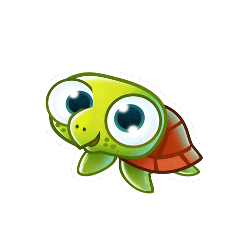 Sea Turtle Sticker by Futureplay Games