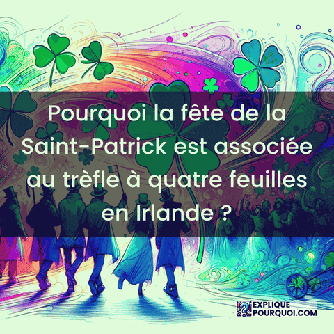 Saint-Patrick Chance GIF by ExpliquePourquoi.com