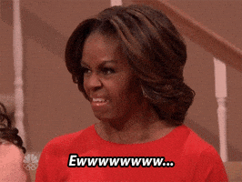 michelle obama eww GIF