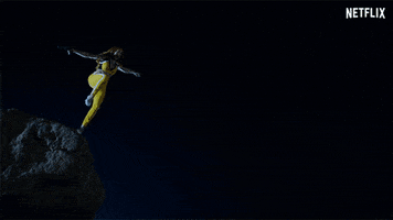 Bella Thorne Jump GIF by NETFLIX