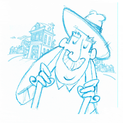 Step-By-Step Illustration Museu GIF