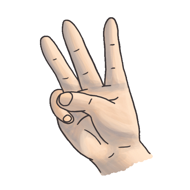 Hand Finger Sticker By Sticker for iOS & Android GIPHY