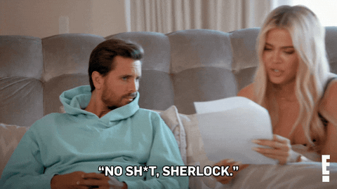 Keeping Up With The Kardashians Sherlock GIF by E! - Find & Share on GIPHY