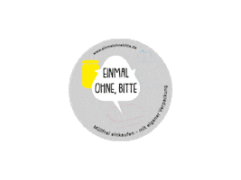 einmalohnebitte Sticker