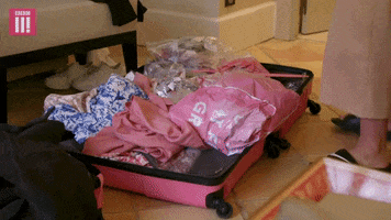 Suitcase In The Style GIF by BBC Three