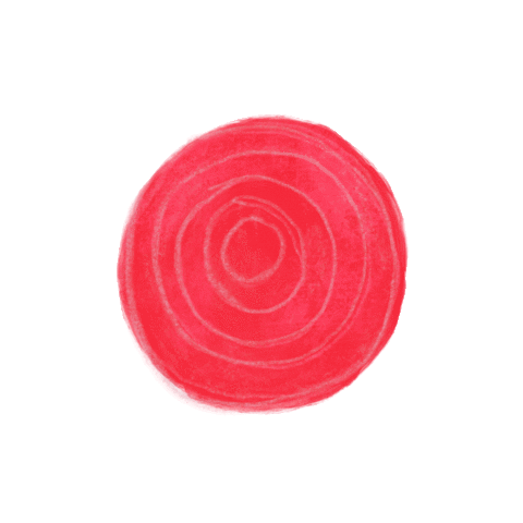 ddanyen red spin circle paint Sticker