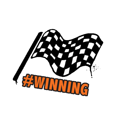 Race Win Sticker by M1 Limited