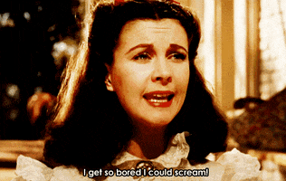 bored gone with the wind GIF