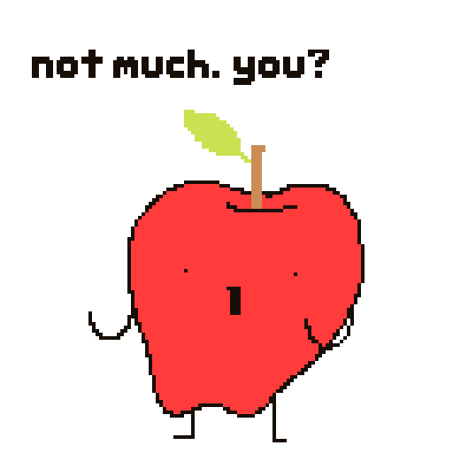 Apple Sticker by Andelson