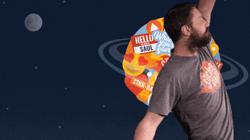 Floating Outer Space GIF by StickerGiant
