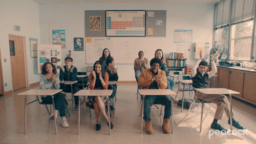 Clapping Classroom GIF by PeacockTV - Find & Share on GIPHY