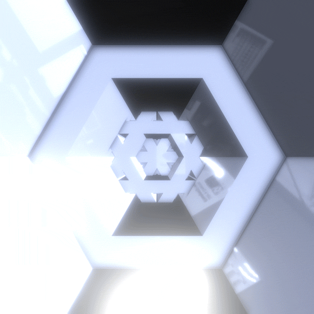 xponentialdesign white black and white abstract glow GIF