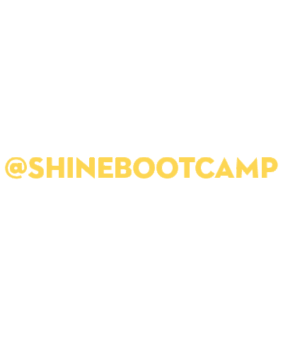 Shine Bootcamp Sticker