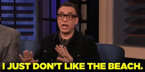 Fred Armisen Beach GIF by Team Coco