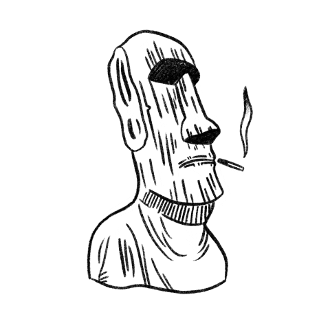 Smoke Cigarette Sticker