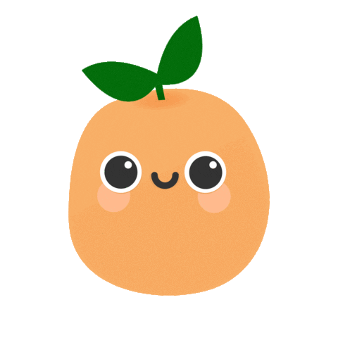 Happy Peach Sticker