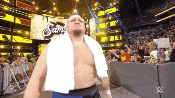 Samoa Joe Reaction GIF by WWE