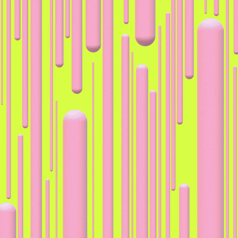 frumpygifs pink yellow abstract gif artist GIF