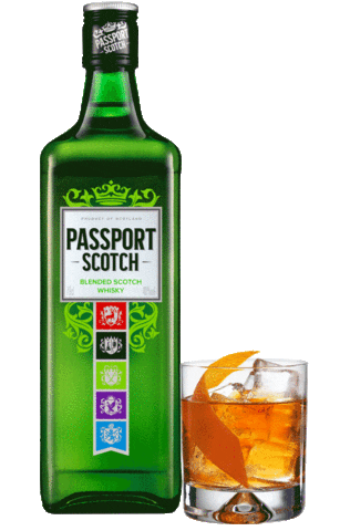 Passport Scotch Sticker