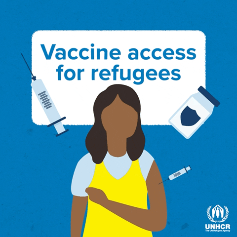 Health Vaccine GIF by UNHCR, the UN Refugee Agency